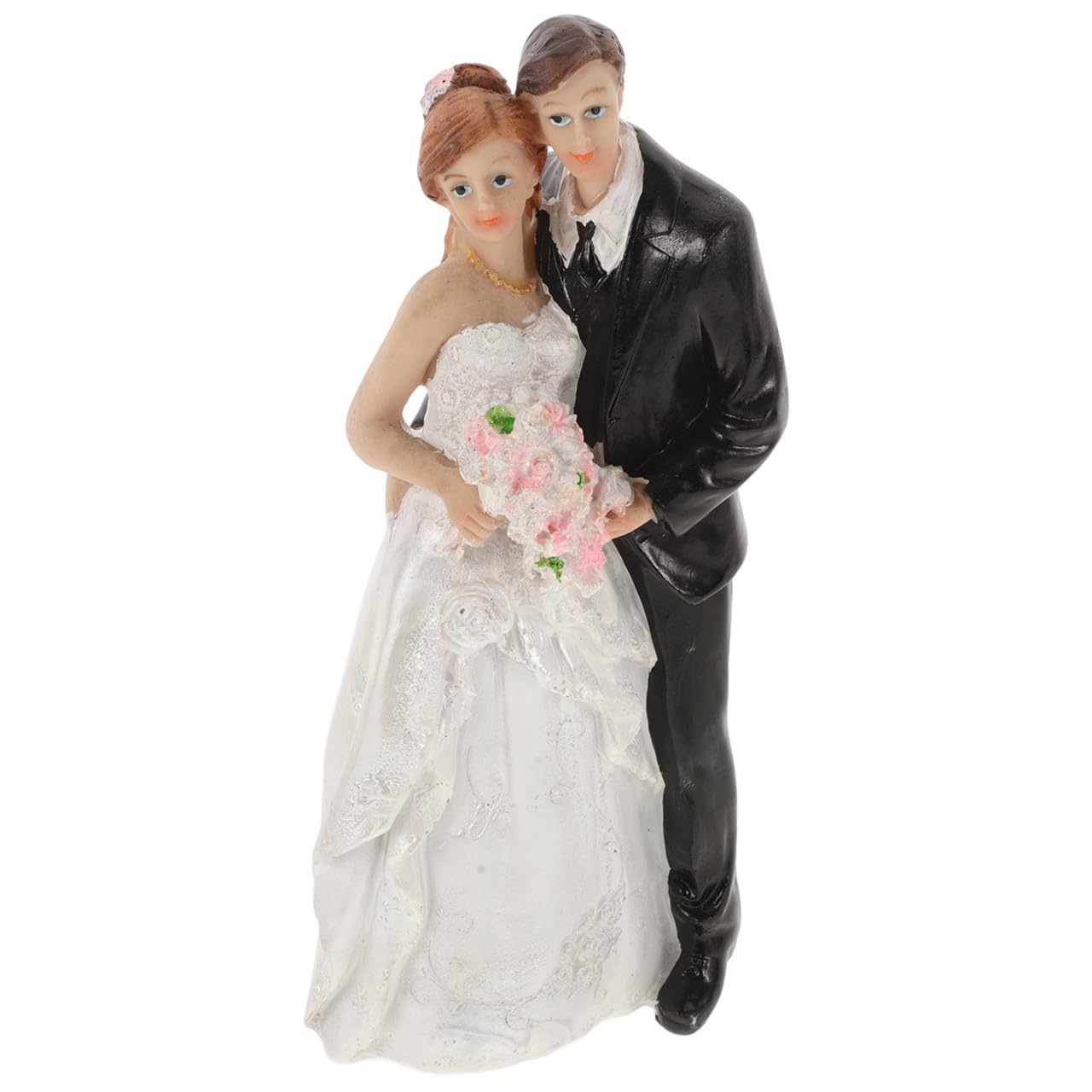 Figuras de novios para tarta de bodas POPETPOP con diseño europeo romántico 7
