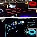 Neon LED EL cable para interior automotriz Cosplay lámpara de línea electroluminiscente...
