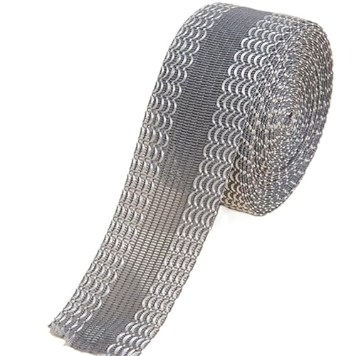 Cinta adhesiva de 1-5 m for dobladillos pantalones, ideal for acortar vaqueros y hacer reparaciones. También sirve for coser telas(Grey,2M)