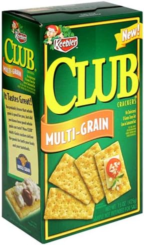 Club Crackers, Multi-Grain, 15-Ounce Boxes (Pack of 4)