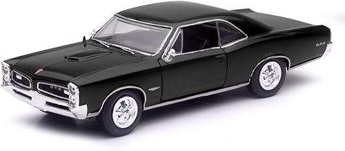 NewRay Toys 1966 Pontiac GTO, Negro, escala 125, niños, hogar, vehículo de juguete