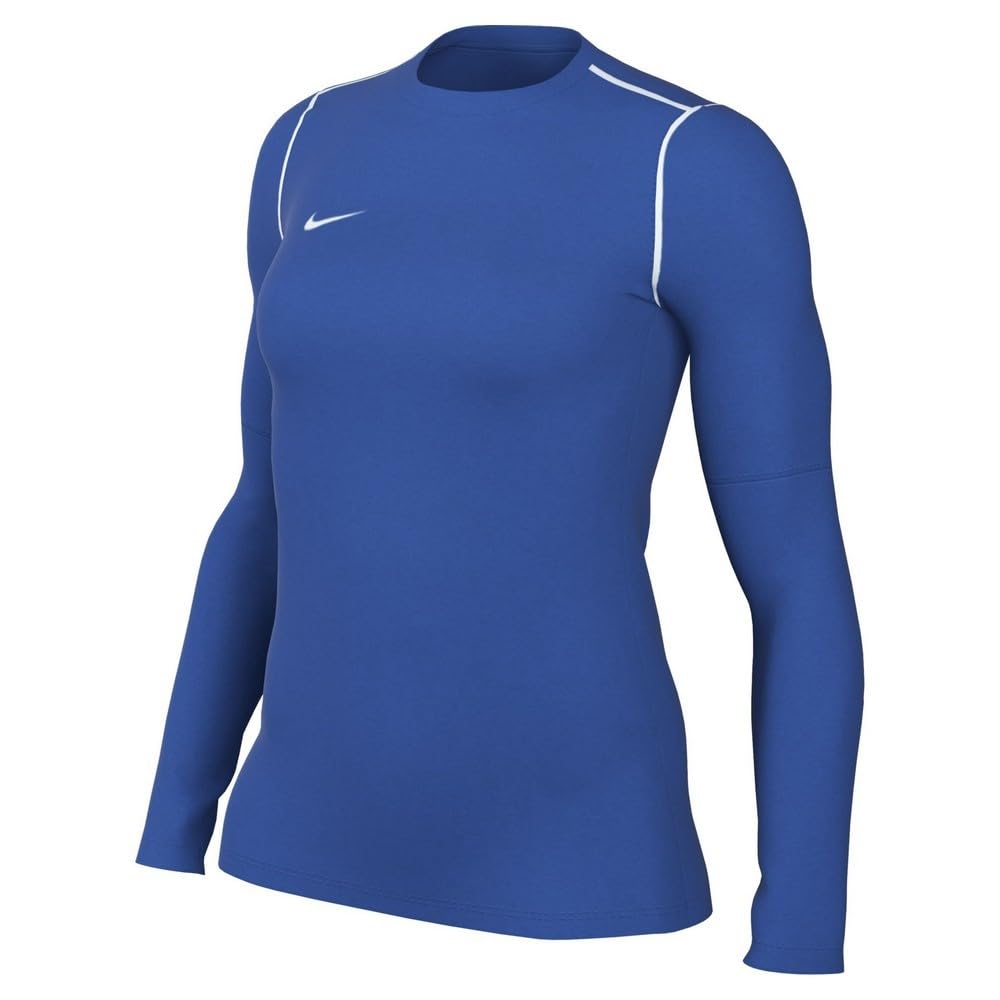 Nike FJ3006-463 W NK DF PARK20 CREW TOP R Sweatshirt Women's ROYAL BLUE/WHITE/WHITE Size S