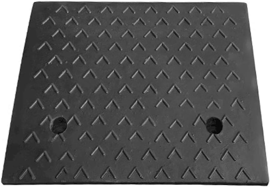 Promo 40% OFF Rubber Curb Ramp，5.3inch Heavy Duty Rubber Curb Ramp for Loading Dock Bike Driveway Vehicles,1PCS - 19.68 x16.14 x 5.3in H …