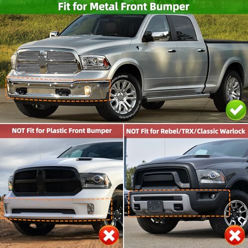 Image of License Plate Bracket Accessories for Ram 1500 DT 2019 2020 2021 2022 2023 2024, Front Bumper License Plate Holder Replacement Frame Black Mount, Easy Installation