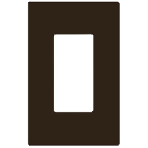 Miniatura 247 de ENERLITES SI8834-BK - Placa de pared decorativa sin tornillos, cubierta de enchufe segura, 4 entradas, 4.68 x 8.30 pulgadas (alto x largo), Negro