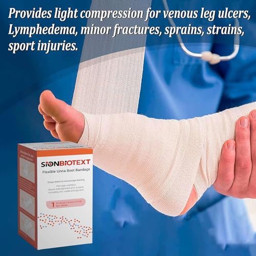 Bandage de compression zinc Unna Boot guérit les plaies humides 9m