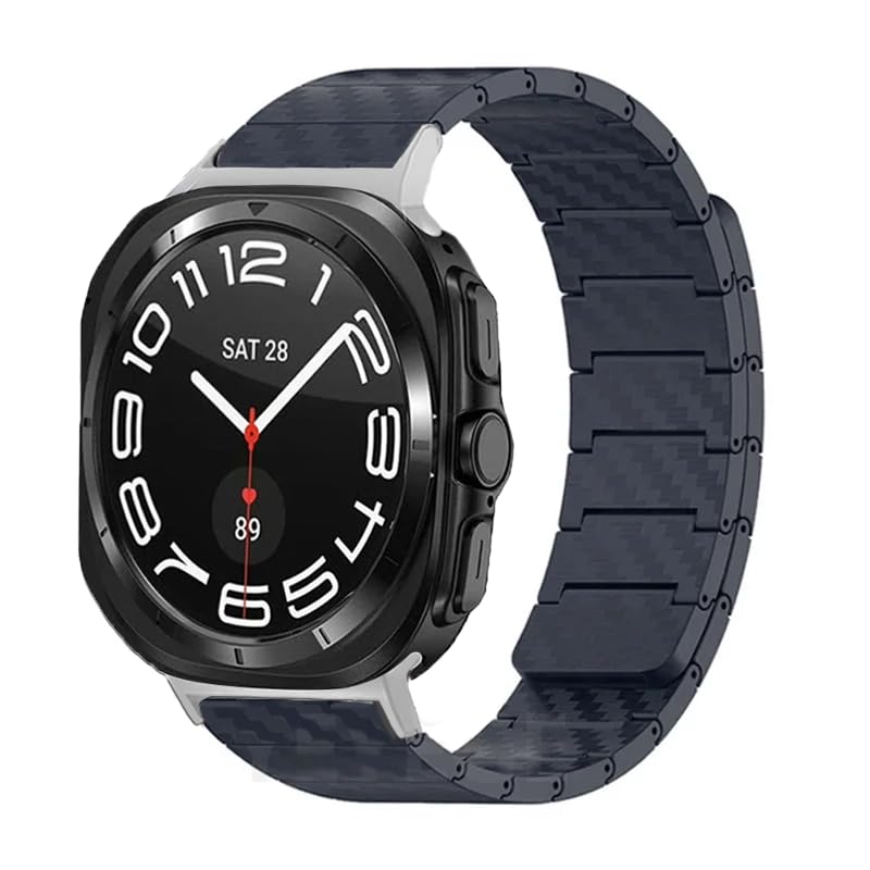 Bracelet magnétique en fibre de carbone Galaxy Watch 7 Ultra 47mm