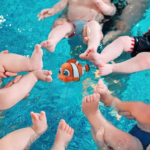 INCETUE Pool Thermometer Floating Easy Read, Water Temperature Gauge with String for Ice Bath, Cold Plunge, Spa, Pond, Hot Tub, Outdoor & Indoor Swimming Pools - Clown Fish - Image 4
