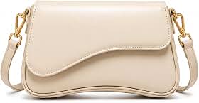 Bolsa Feminina 2 Alças Removíveis Couro Sintético Premium com Zíper e Fecho Magnético