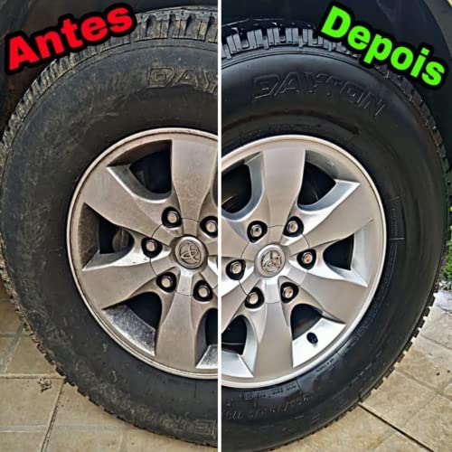 2 Delet Vonixx Limpador de Pneus Borrachas Plasticos Limpeza Automotiva 500ml Vonixx