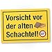 Produktbild DankeDir! Vorsicht Alte Schachtel, Kunststoff Schild - Geschenk runder Geburtstag, Geschenkidee Geburtstagsgeschenk Dreißigsten, Geburtstagsdeko/Partydeko/Party Zubehör/Geburtstagskarte