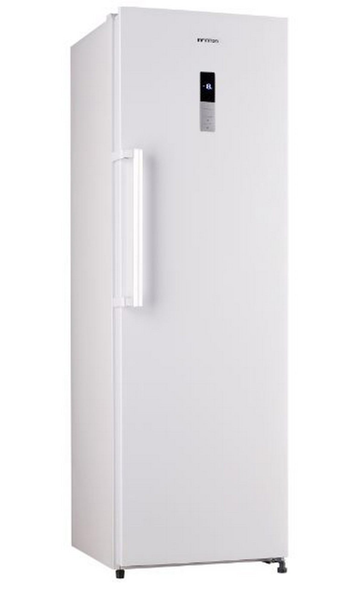 INFINITON Congelador Vertical CV-265L85, 282 Litros, 185 cm, No Frost, E, No Frost Technology, Fast freezing,Alarma óptica y acústica de puerta abierta, Fabricador de hielo (Blanco || CV-265L85WEM)