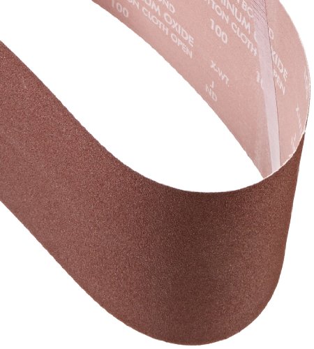 Norton 78072727982 BenchStand Abrasive Belt, Cotton Fiber Backing, Aluminum Oxide