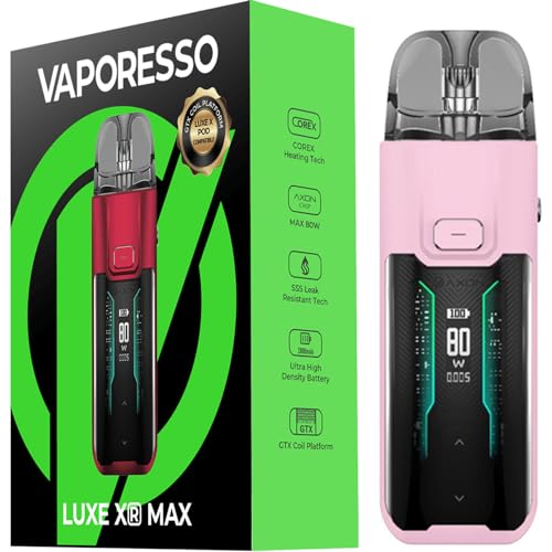 Vaporesso luxe XR Max Kit vaporisateur DTL/MTL 5ml pour nacelle luxe X/XR et plateforme GTX Coil sans nicotine et sans liquide