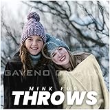 GC GAVENO CAVAILIA Mink Fluffy Blanket, Soft and Cosy Thermal Throw For Sofas, Cuddle Warm Throws For Beds, Cream, 150 x 200 cm - Image 6