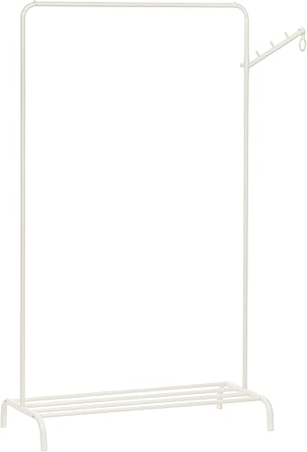 Miniatura 8 de IRIS USA - Perchero de metal con estilo boutique y moderno, color blanco
