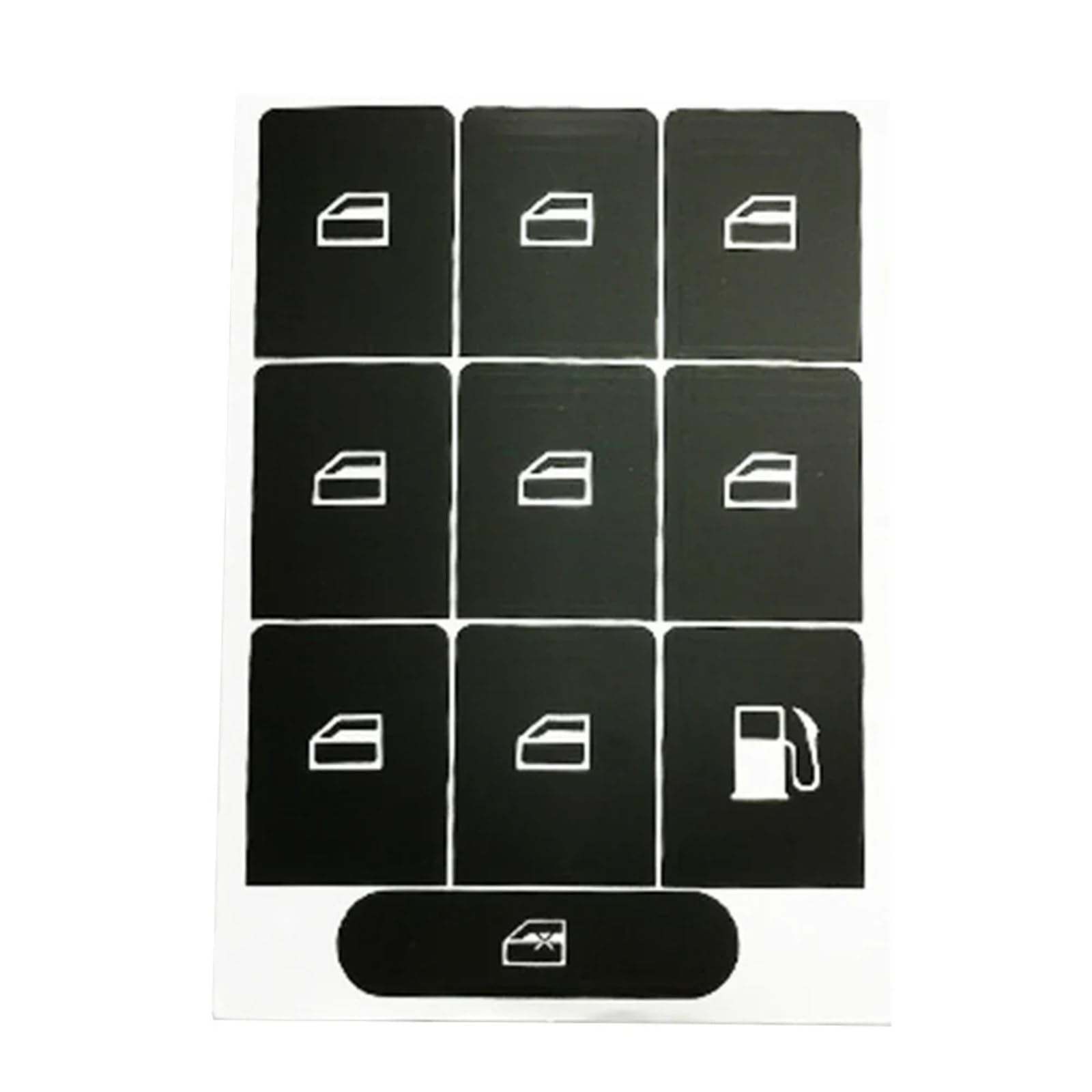 Button Compatible with Vw for Passat for B6 Car Door Window Lift Button Stickers Switch Interior Decoration Sticker Styling Access