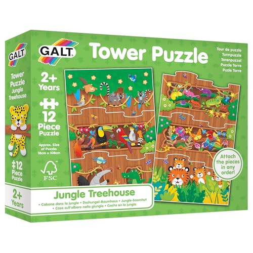 Galt Tower Puzzle, Jungle Treehouse - Jigsaw Puzzles for Kids - Long...