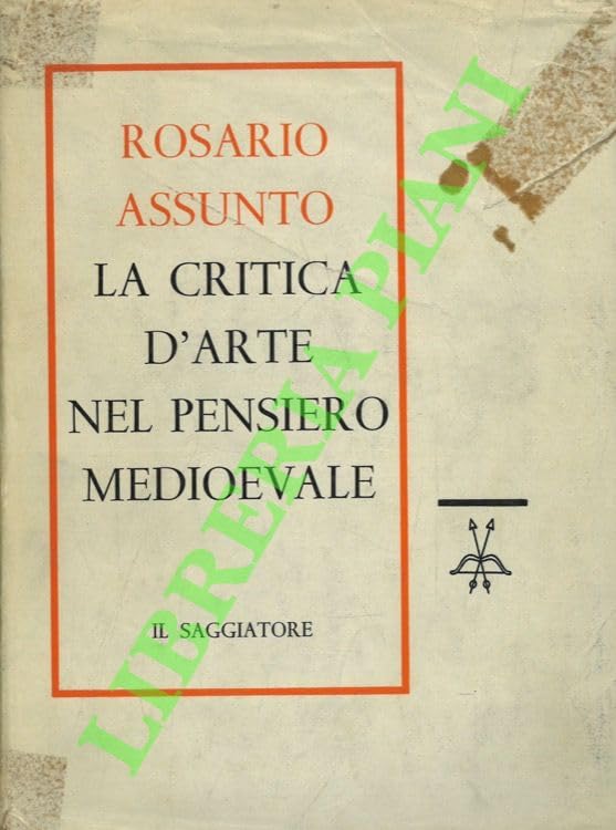 La Critica d'arte nel pensiero medioevale