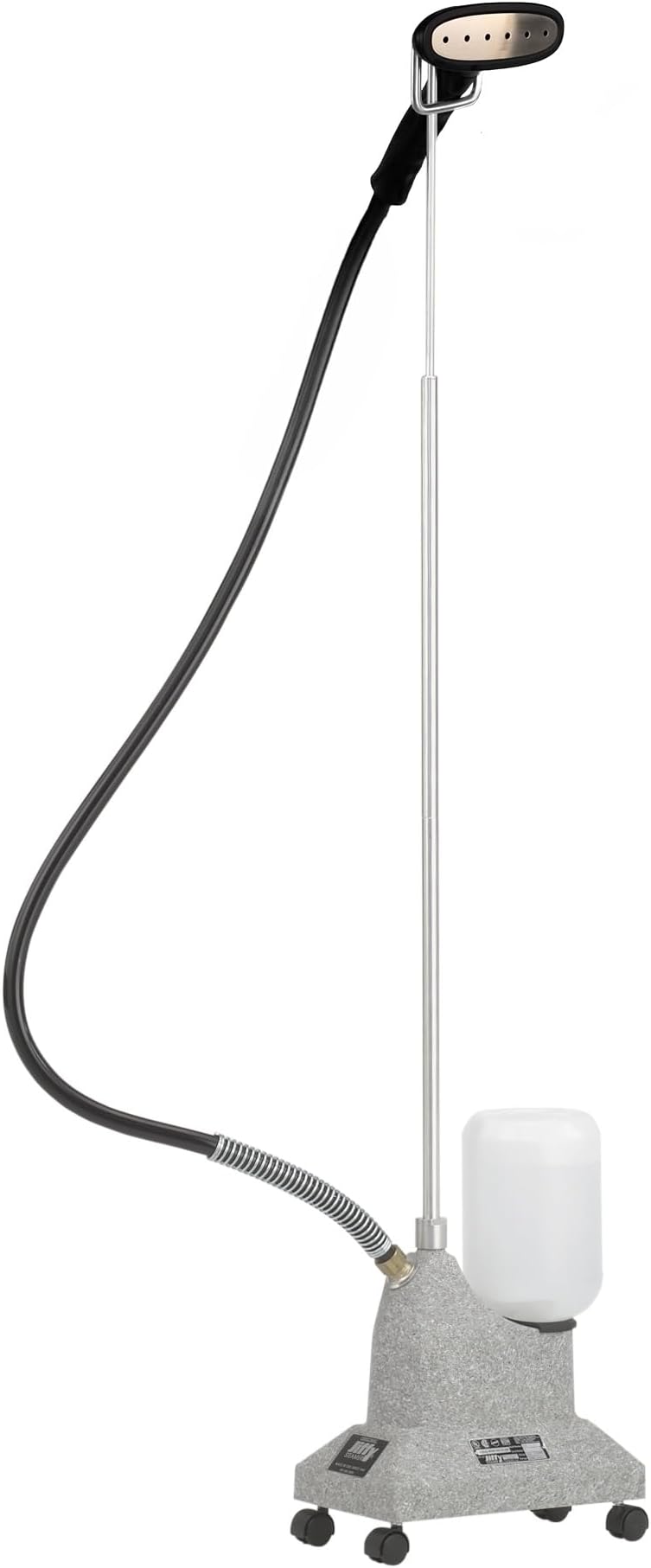 J-2S Jiffy Garment Steamer with Plastic Head and Stainless Steel Face, 120 Volt,Grey