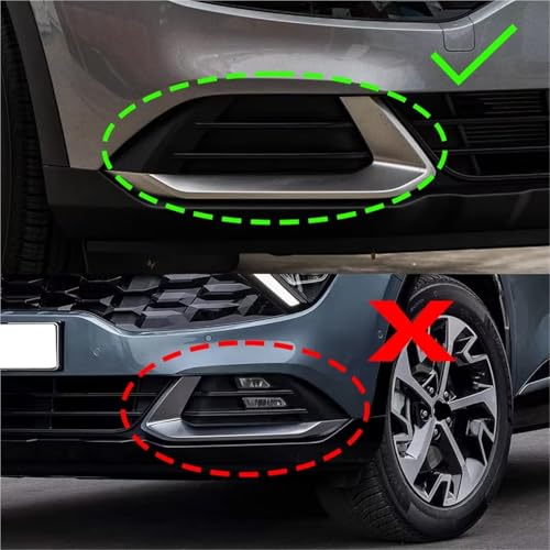 Marco de faros antiniebla para Kia Sportage 2023 2024 del parachoques delantero 4