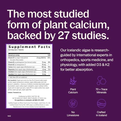 New Chapter Bone Strength Plant Calcium