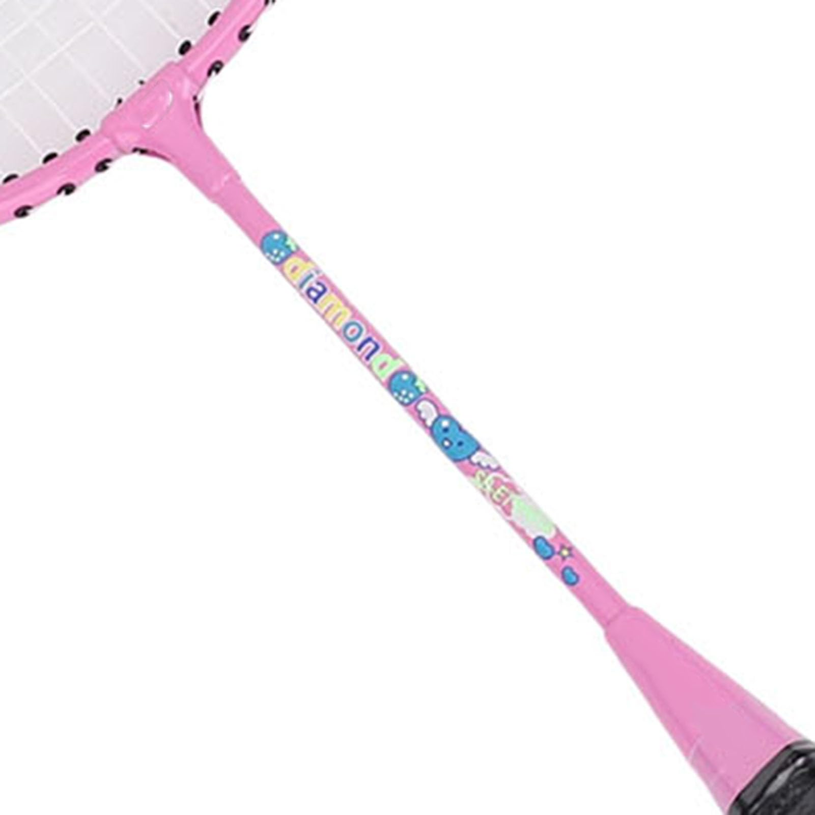Set di Racchette da Badminton da 2 Pezzi Set di Sport per Adulti Leggeri in Fibra di Carbonio e Nylon per Allenamento All'aperto