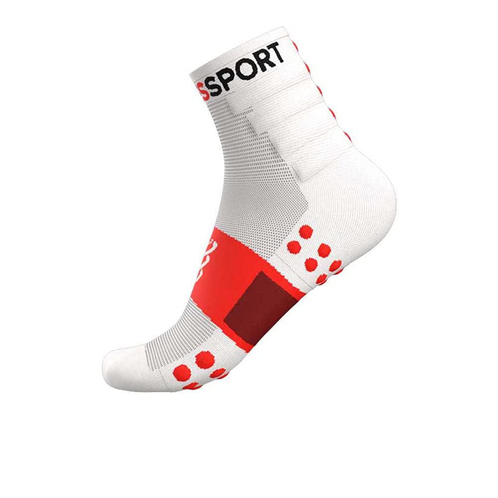 COMPRESSPORT Chaussettes de running - Lot de 2 paires | Renforts talon et pointe - évacuation rapide - résistantes pour sport intensif