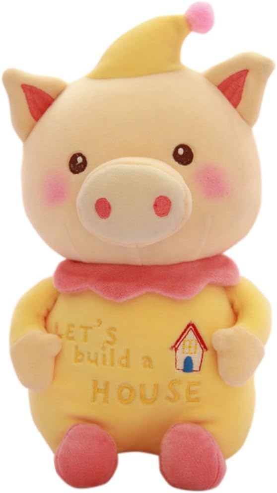 ぬいぐるみ 豚 ぶた 抱き枕 プレゼント ギフト 贈り物 お誕生日 結婚祝い 出産祝い かわいい ふわふわ ふかふか 子供 彼女彼氏へ おもちゃ キャラクター インテリア 店飾り ベッドルーム イベント イエロー 50cm ぬいぐるみ