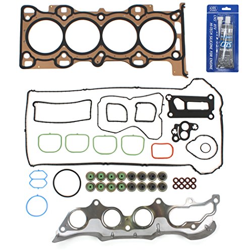 Image of CNS MLS Head Gasket Set & RTV Hi-Temp Gasket Sealant Compatible /Replacement for 06-09 Mazda3 Mazda5 Mazda6 2.3L 2261cc L4 DOHC L3X