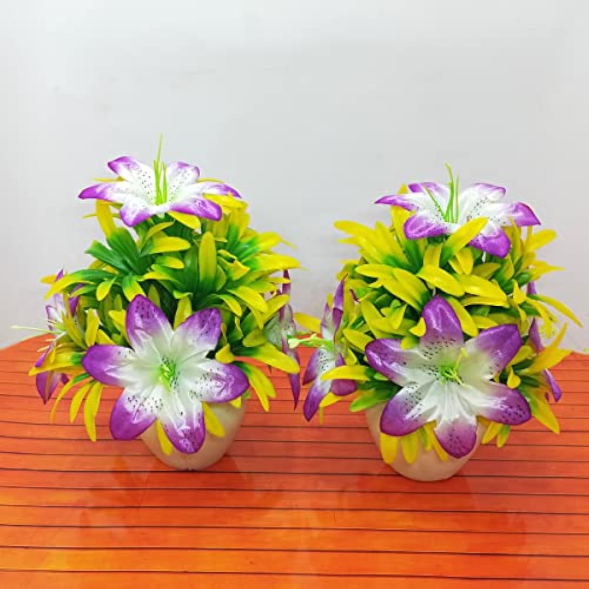 Beautiful Artificial Plants with Pot for Home Decoration