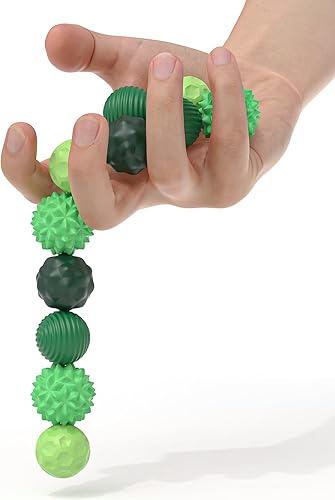 Miniatura 30 de Bolas magnéticas de silicona para ansiedad, 8 unidades, texturas de atracción, bola sensorial con carcasa de silicona para adultos, escritorio