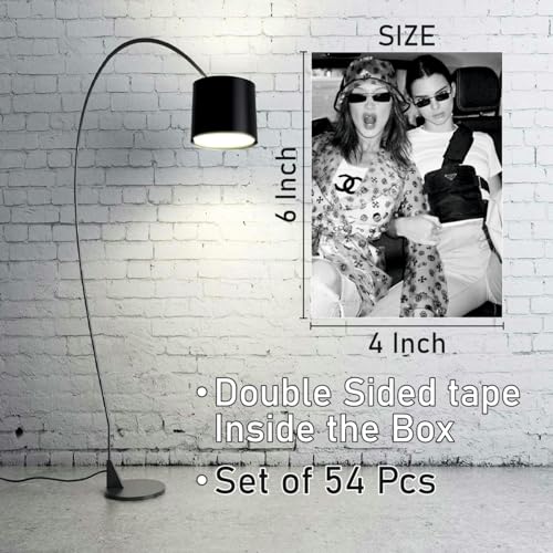 Image of SAW Black And White Posters - Pack Of 54 | 4 x 6 Inches | Aesthetic Artwork Posters | Wall Decor For Living Room, Bedroom, Home And Office