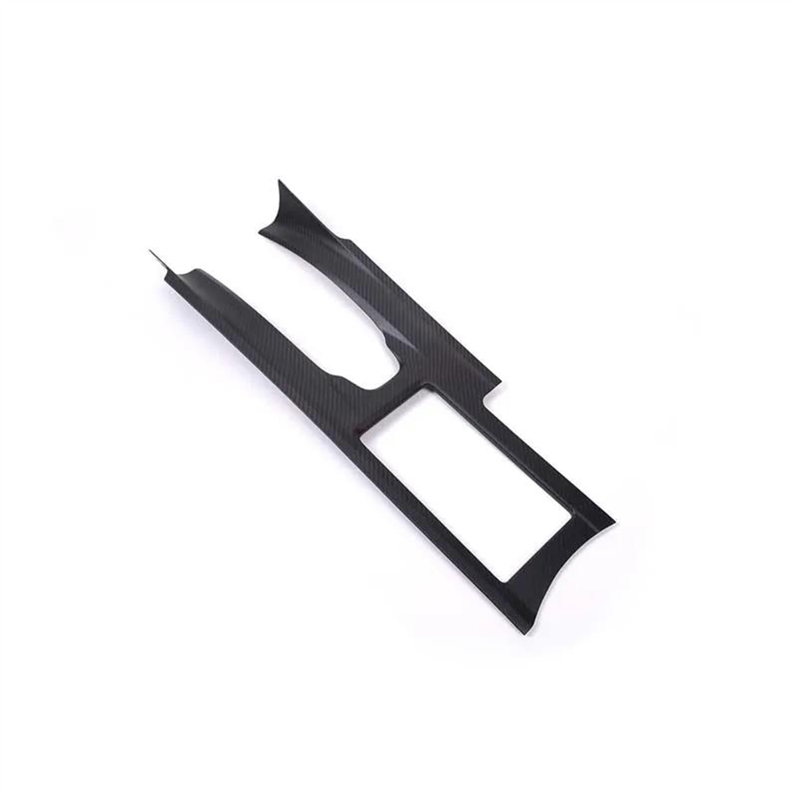 Piwine C Real Arbon Fiber Auto Left Interior Entral Ontrol Gear Panel Decorative Sticker For Nissan Gtr R35 2008-2016
