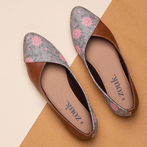 Image of ZOUK Women's Vegan Handcrafted Office Bellies