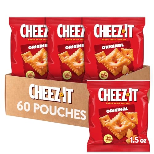 Cheez-It Crackers, Original, 1.5oz (60 Count)