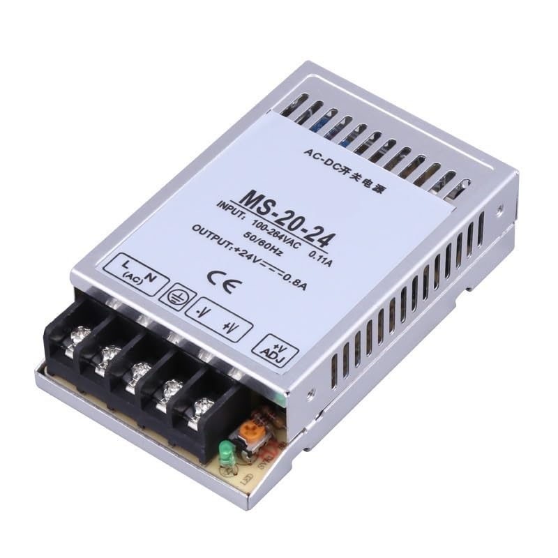 Zasilacz impulsowy MS-20W Multi-Voltage Opcjonalny 5V 12V 24V LED DC Zasilacz małej objętości (MS-20-12)