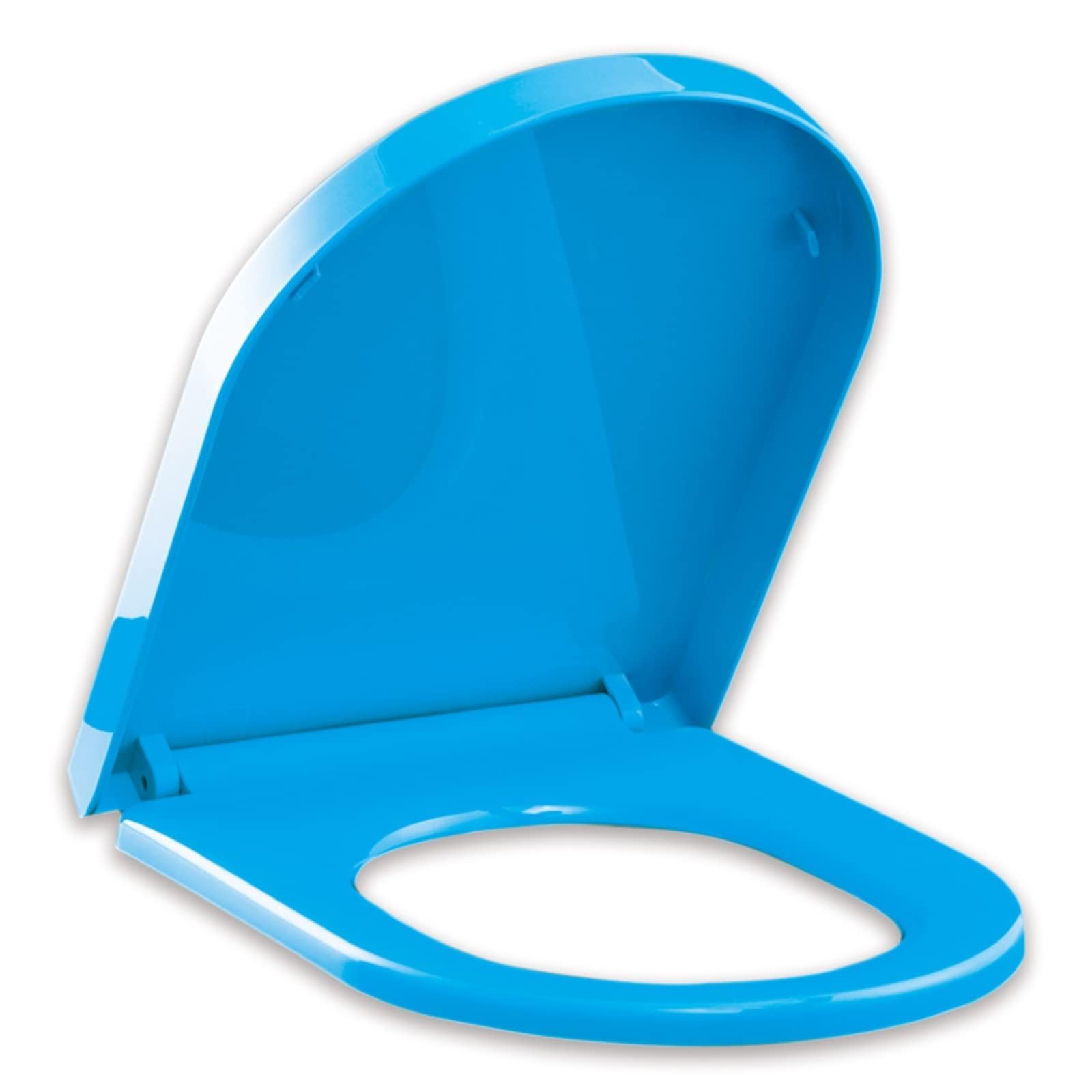 Blue Soft Close Close Close Toilet seat, ptune, Adjustable Hinge Fixed Easy Quick Release Easy Easy Clean, Lightweight, Durable, Portable, User-Friendly, Compact, Material