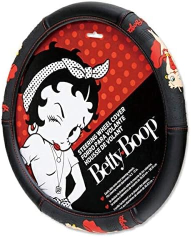 Plasticolor 006709R01 Betty Boop Skyline Car Truck SUV Steering Wheel Cover