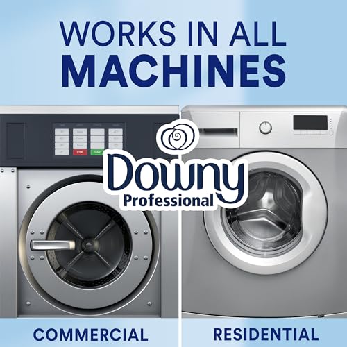 Downy Professional Commercial Liquid Fabric Softener, Clean & Fresh Scent, 190 Loads, 140 Fl oz, For Business Use