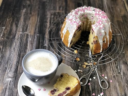 RUF Herzallerliebst Zucker-Herzen, essbares Streu-Dekor in Herz-Form, mini Streu-Herzen, Verzieren von Torten & Kuchen, vegan & glutenfrei, 1 x 110g