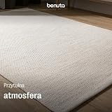 benuta Basic Ręcznie tkany Bawełniany Dywan salon Ron - Kremowy 240x340 cm - Ręcznie tkany 100% bawełna - Uni minimalistyczny naturalny - Łatwy salon sypialniammer