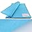 PMLAND 100 Sheets Aqua Blue Tissue Wrapping Paper Bulk 20 x 15 Inches for Gift Favor Bags Boxes Flowers Packaging Crafts DIY Art Projects and Party Decorations