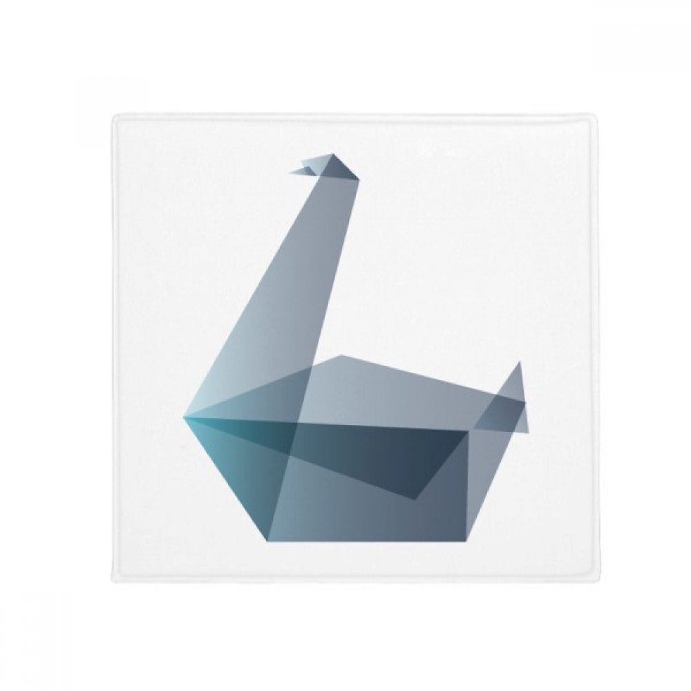 Tapis de sol oie géométrique origami haut de gamme 60x60 cm multicolore