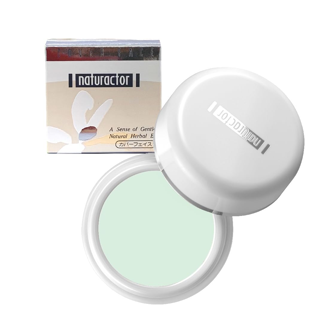ファンデーション カバーフェイス 171 コントロール グリーン 20g （ コンシーラー カバーファンデーション 赤み 赤ら顔 ニキビ 日本製 無香料 ）【 ナチュラクター 】