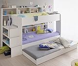  Etagenbett mit Bettschubkasten Bibop 21 Parisot