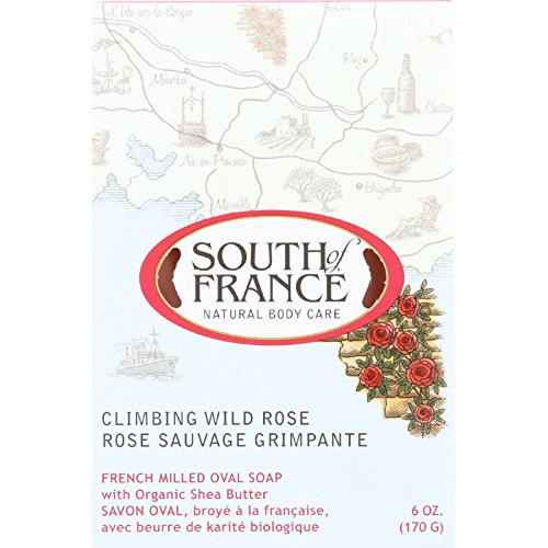 South Of France Bar Soap - Climbing Wild Rose - Full Size - 6 Oz - (Pack Of 3) #TOP16