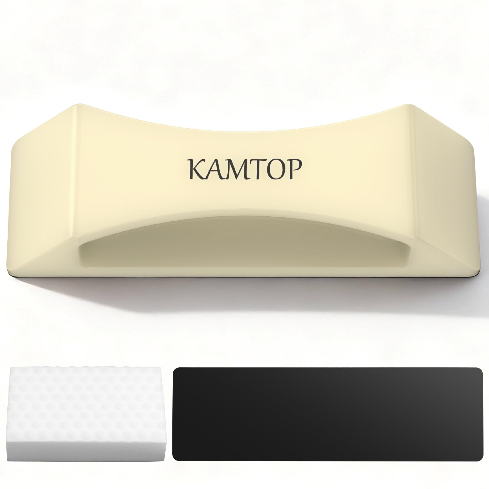 Kamtop Floor Gap Fixer Tool, Nano-Adhesion Plank Grabber for Laminate, Vinyl & Wood Floors, Reusable Nylon Laminate Flooring Gap Repair Tool with Impact Block, Spare Pad & Sponge