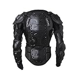 Goldfox Men's Motorbike Motorcycle Protective Body Armour Armor Jacket Guard Bike Bicycle Cycling Riding Biker Motocross Gear Black (Medium)