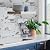 STICKGOO 10-Sheet Subway Tile Peel and Stick Backsplash, Seamless Design Glossy Carrara White Kitchen Backsplash Wall Tiles, Waterproof Stick on Tile for Bathroom, RV, Fireplace
